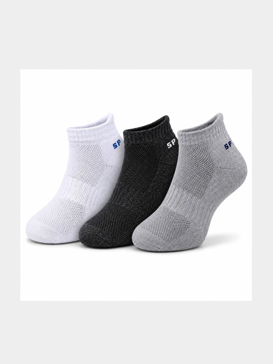 Dollar Men Pack of 3 Cotton Assorted Ankle Length Socks