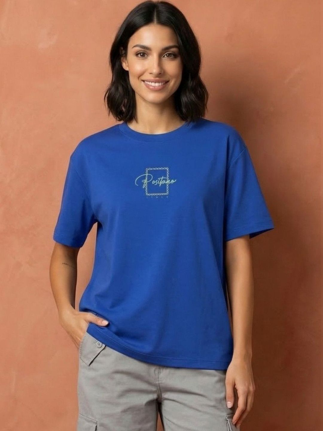 NOBERO NOBERO Women Graphic Printed Pure Cotton T-shirt
