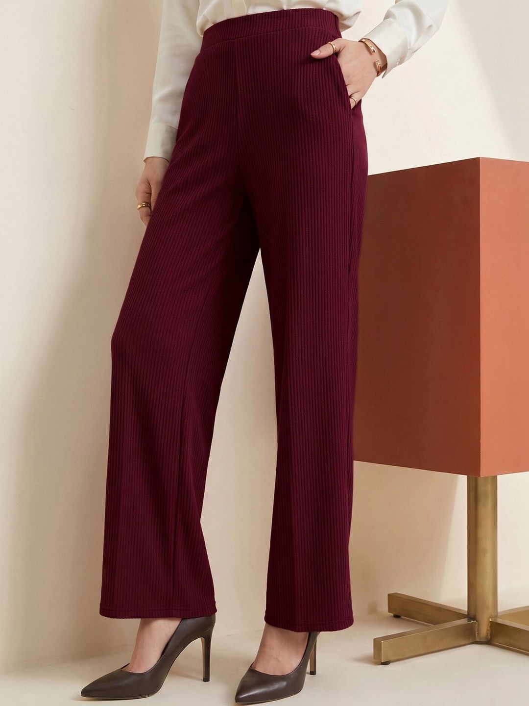 Selvia Edge Women Easy Wash Trousers