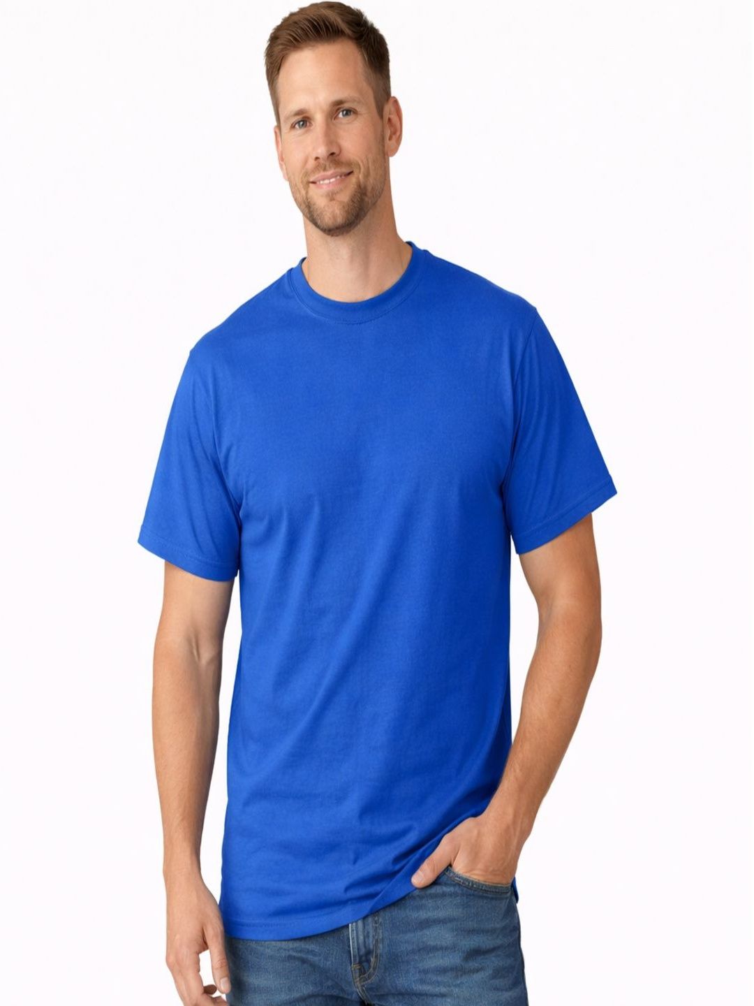 Elysian closet Men Pure Cotton T-shirt
