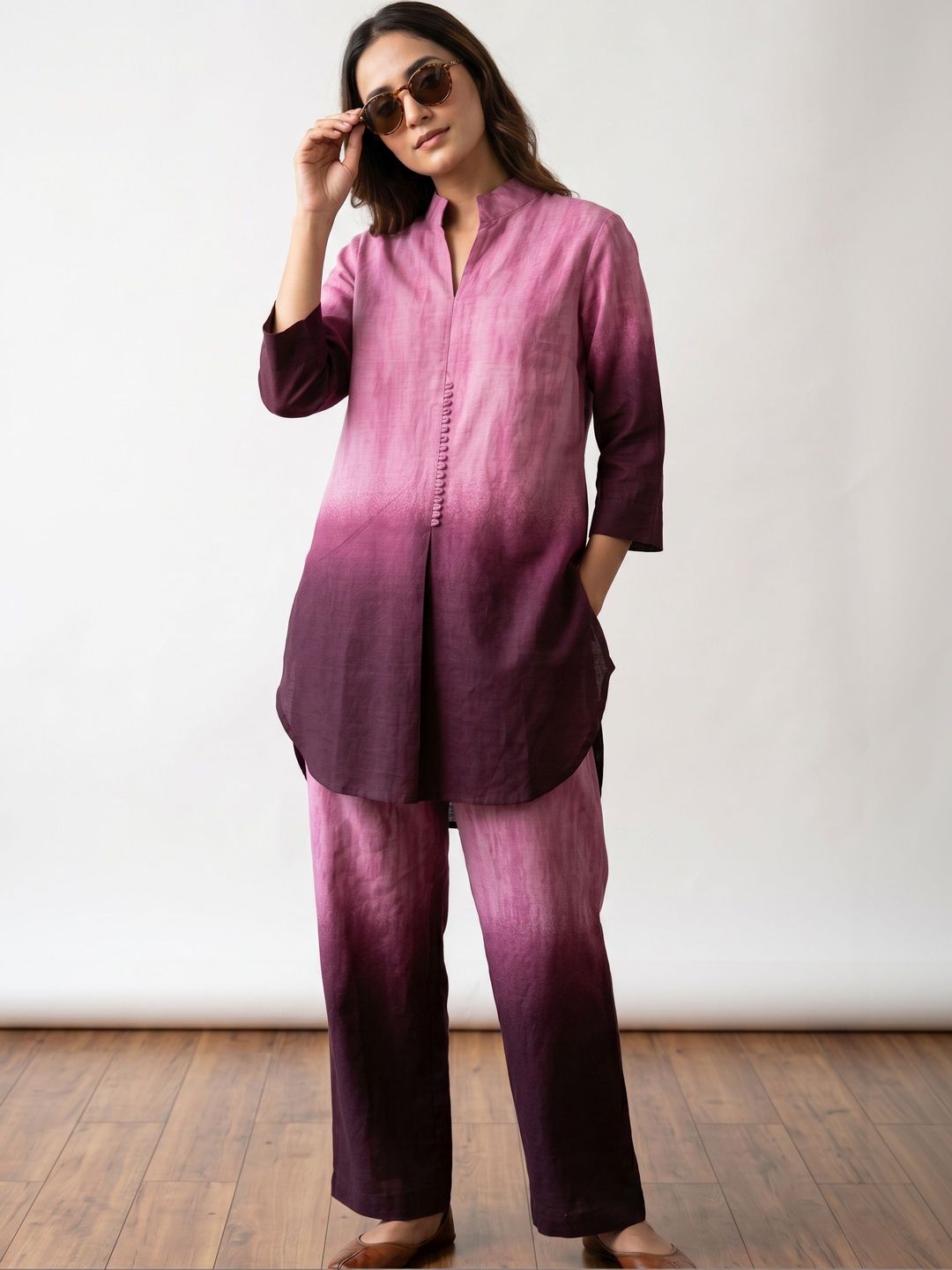 Kirrin Cotton Dyed Tunic with Trousers