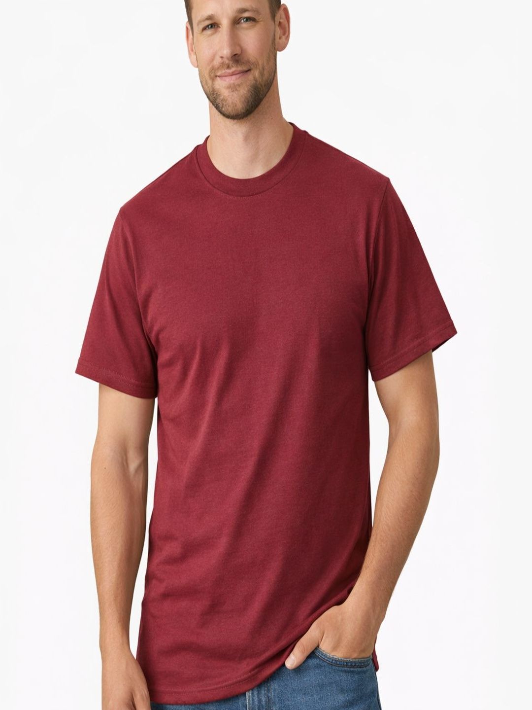 Elysian closet Men Pure Cotton T-shirt