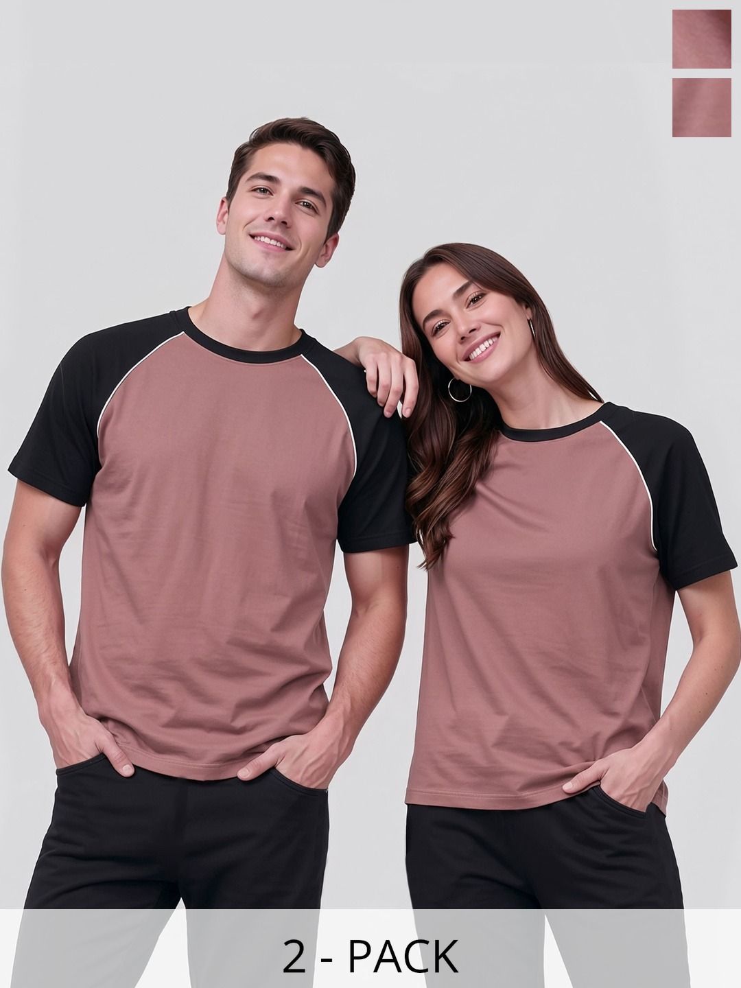 BAESD Unisex 2 Colourblocked Twistform T-shirt