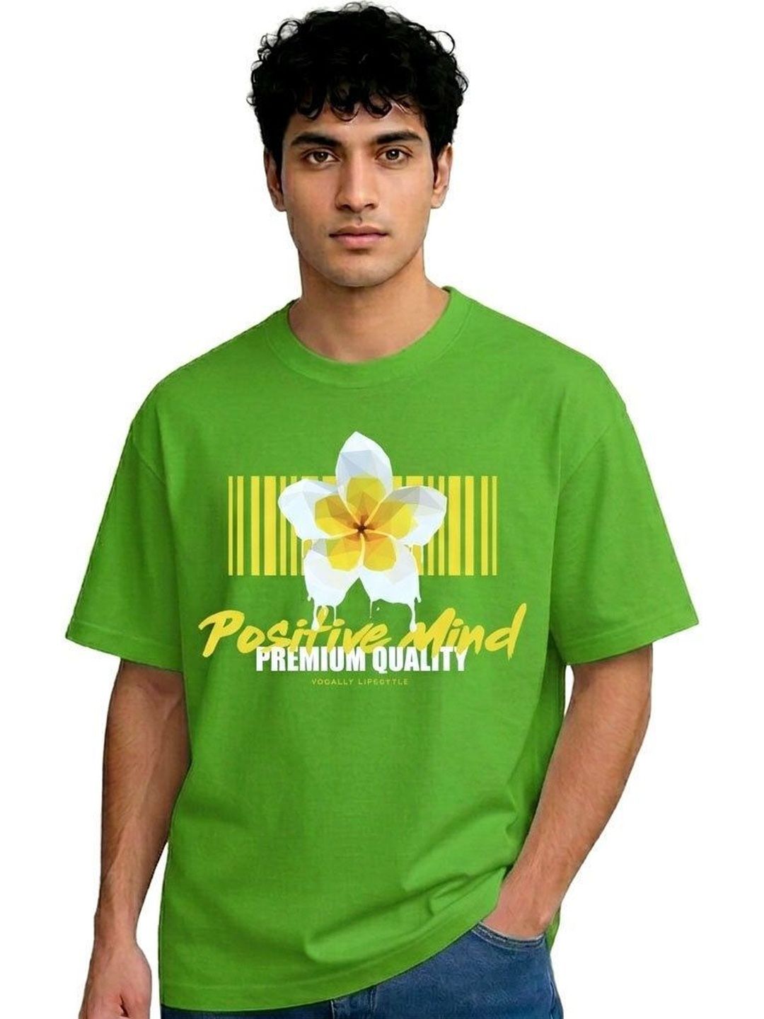 Vogally Men Typography Printed T-shirt