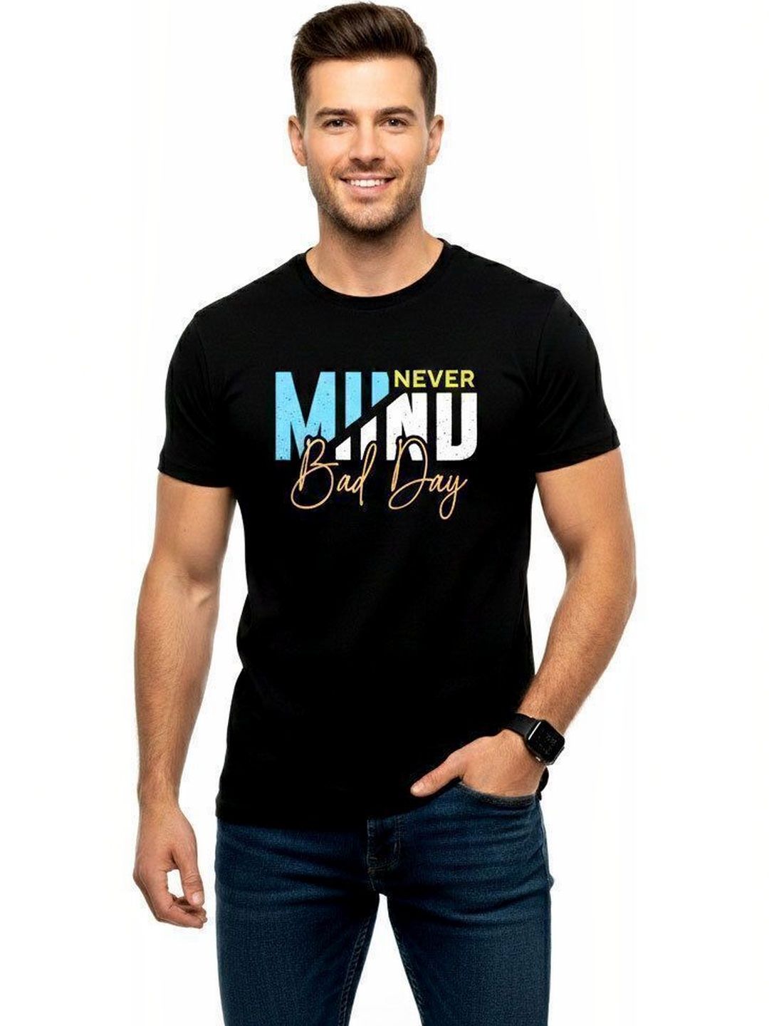 Vogally Men Typography Printed T-shirt