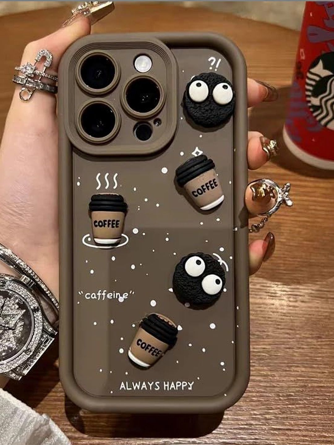 COVERLY Quirky Printed iPhone 14 Pro Back Case Mobile Accessories