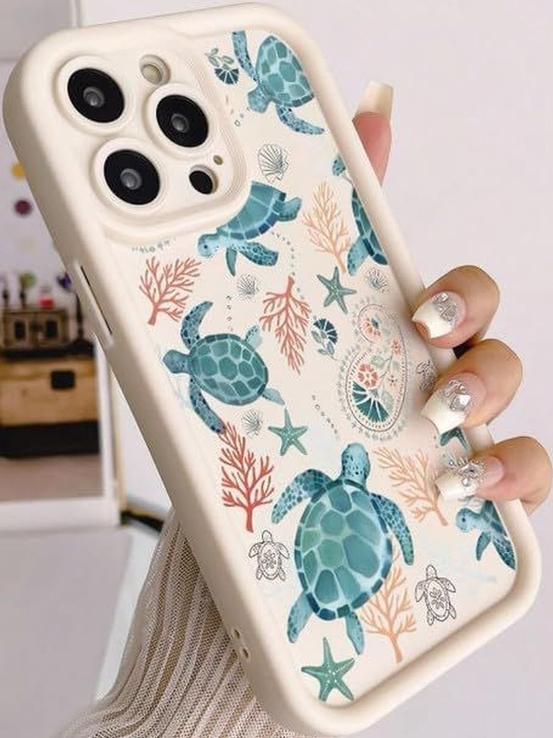 COVERLY Tropical Printed iPhone 13 Back Case Mobile Accessories