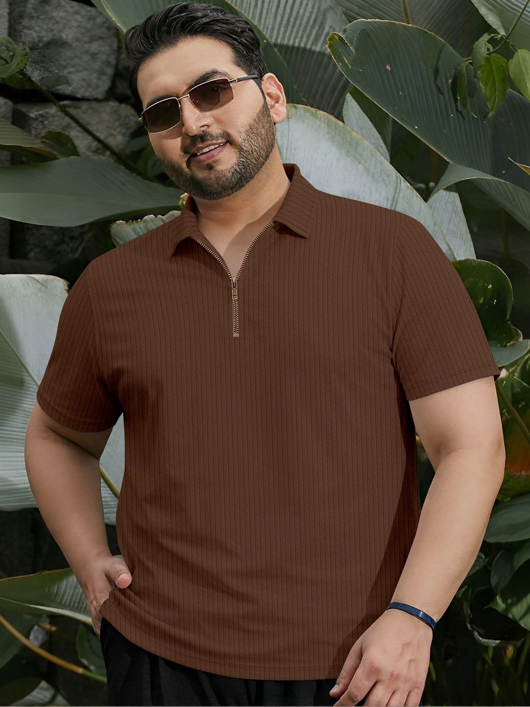 Moda Rapido Men Polo Collar T-shirt