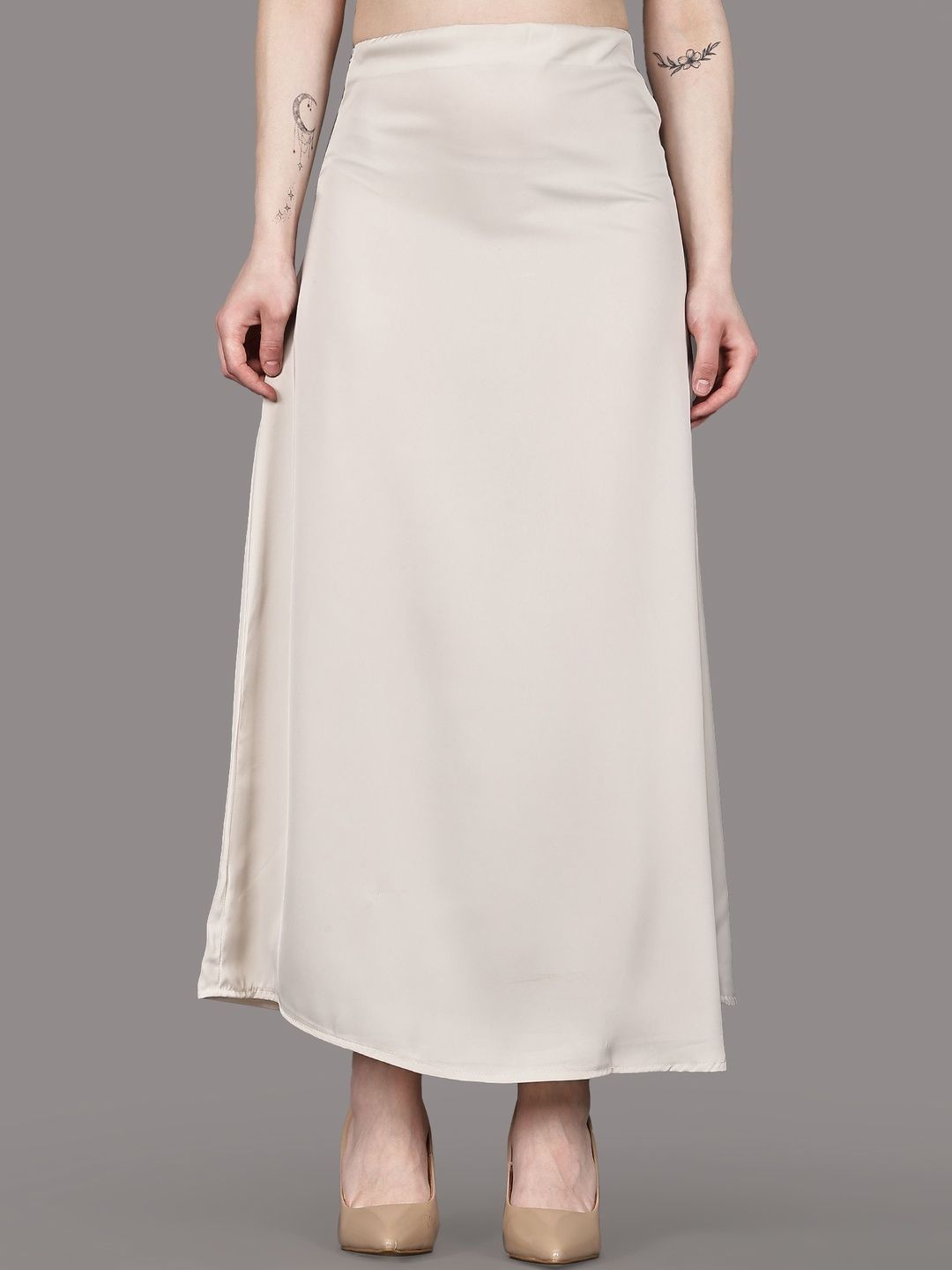 Aadvi Fashion Women Side Slit Maxi A-Line Skirt