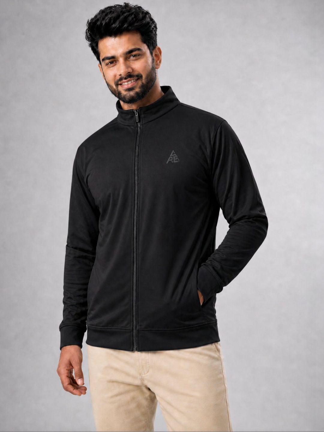 MIA FASHION Men Lightweight Running Sporty Jacket