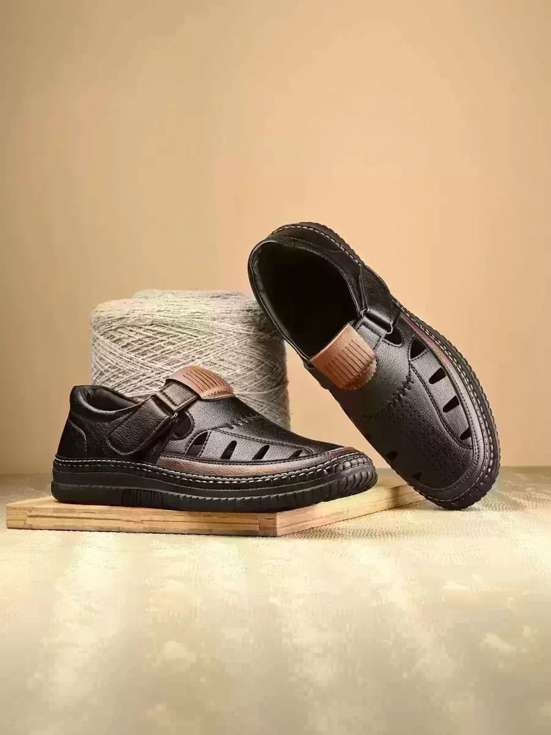 LORENCE FASHION HUB Men Shoe-Style Sandals