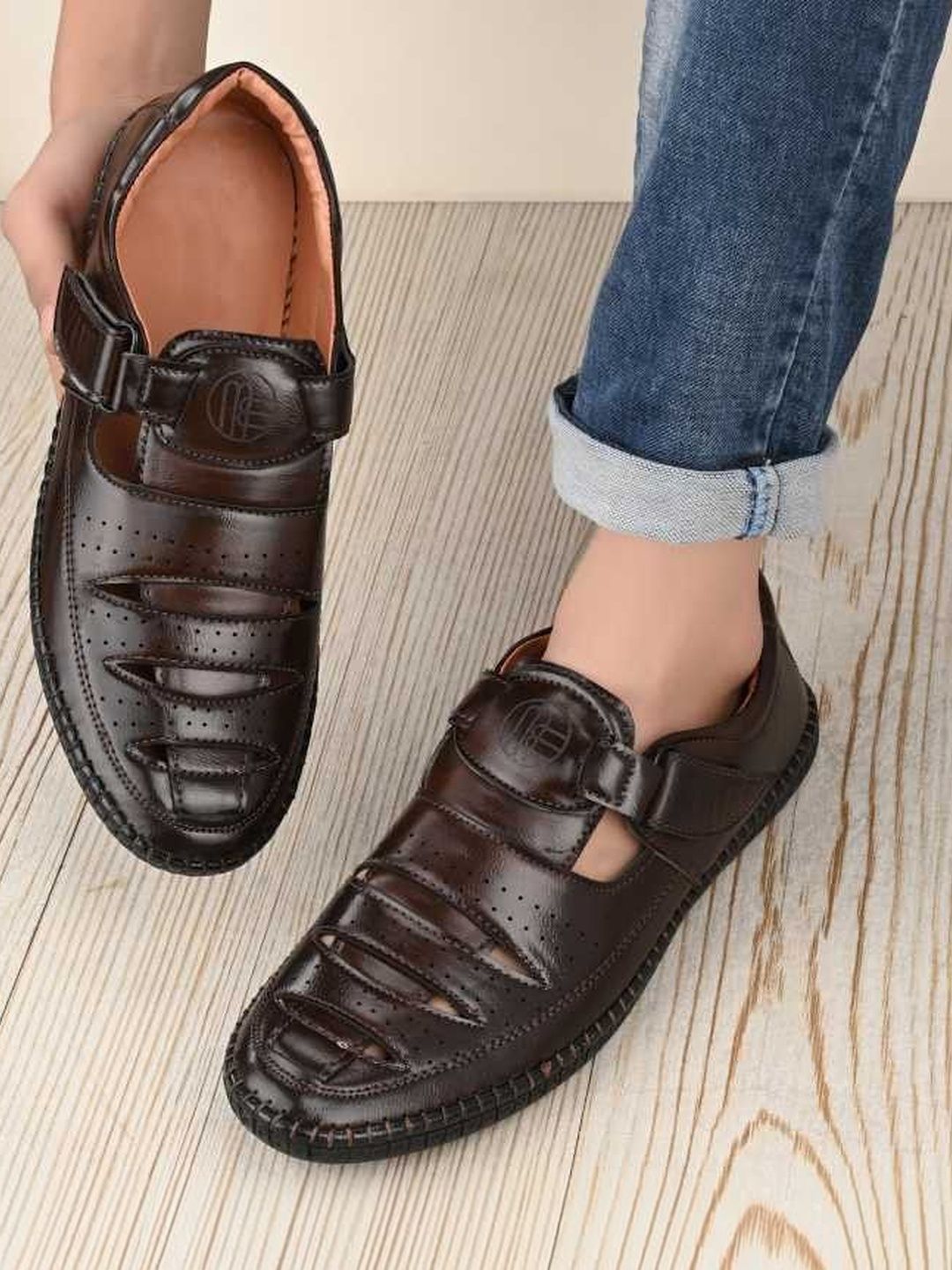 LORENCE FASHION HUB Men Shoe-Style Sandals