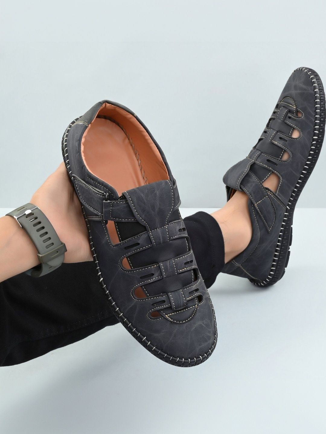 LORENCE FASHION HUB Men Fisherman Sandals