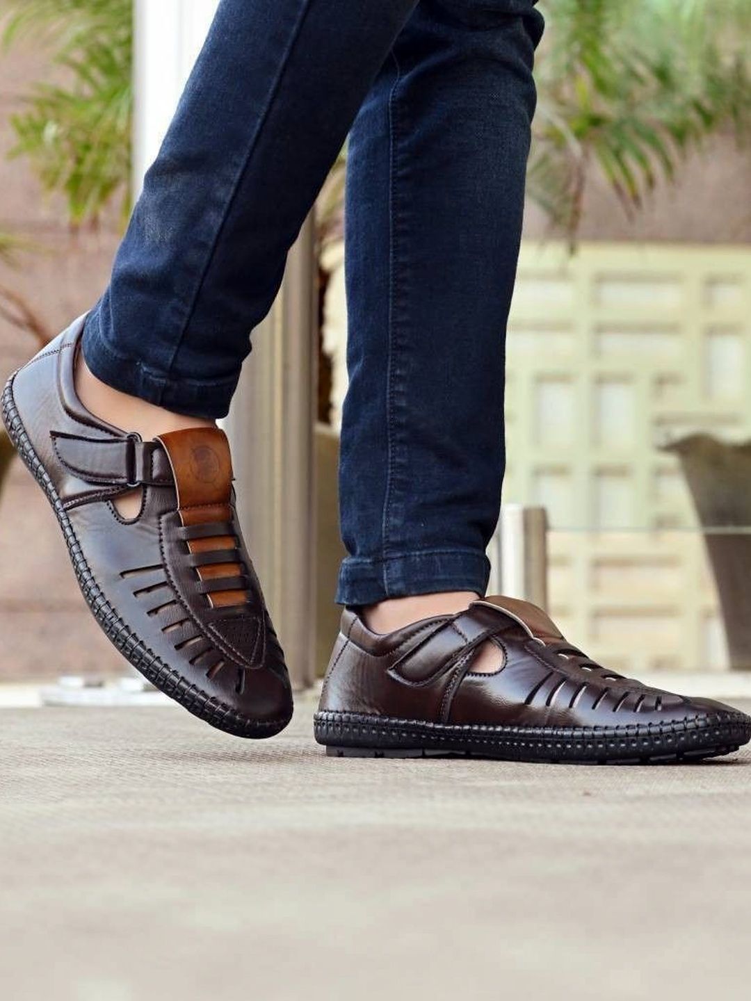 LORENCE FASHION HUB Men Shoe-Style Sandals