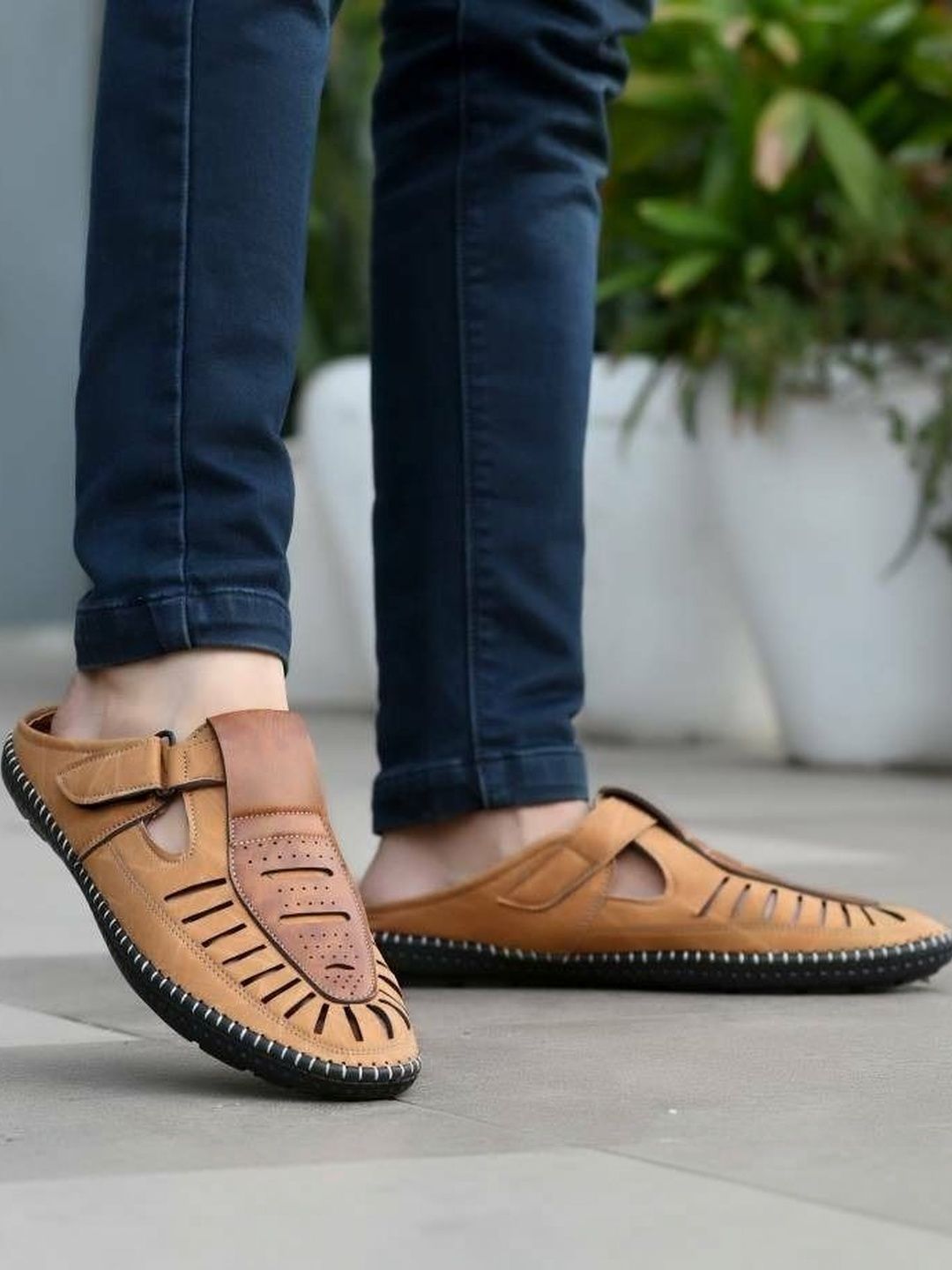 LORENCE FASHION HUB Men Shoe-Style Sandals