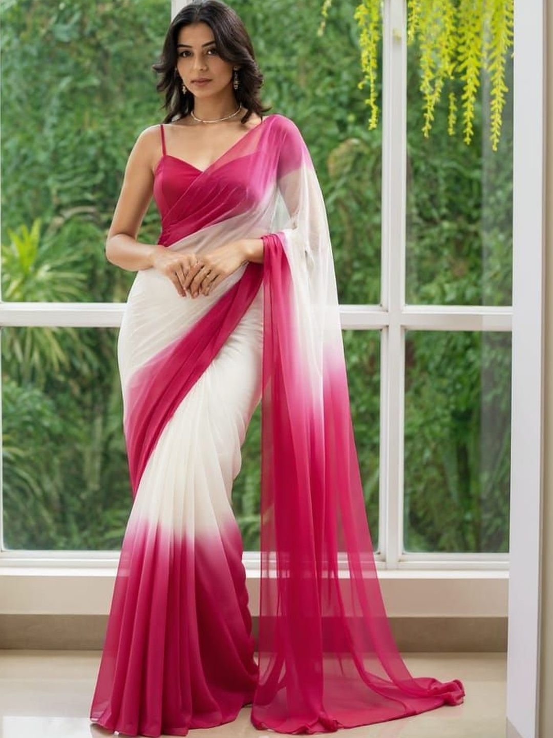 NARI DREAM NARI DREAM Ombre Pure Georgette Saree