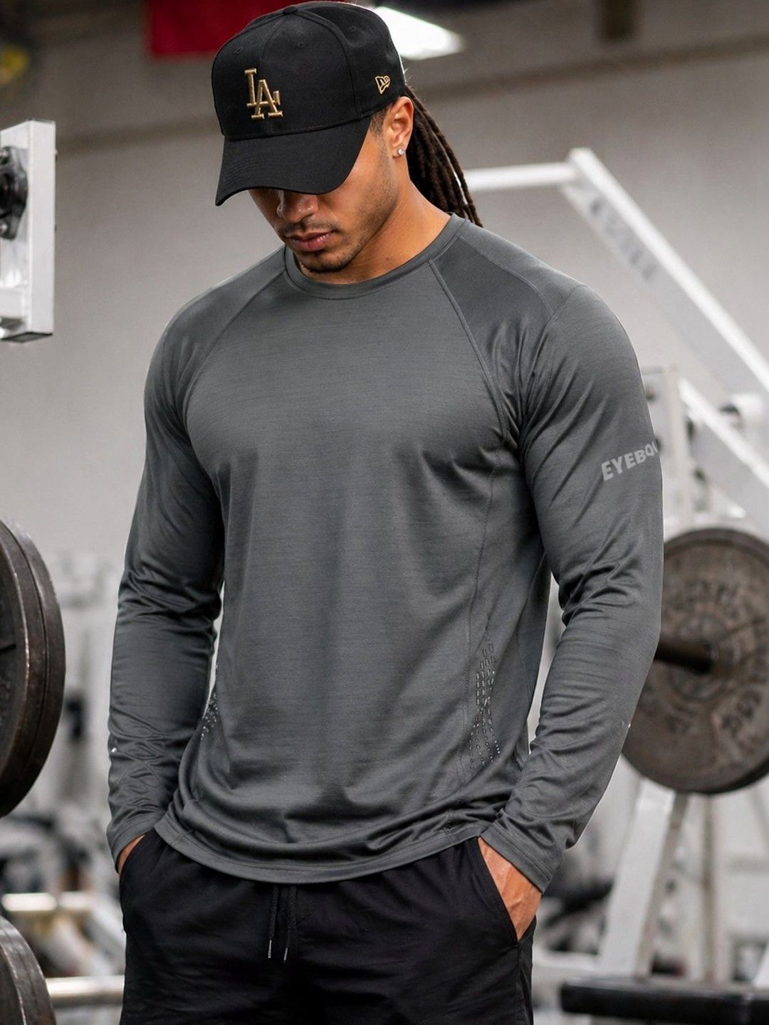 Eyebogler Men Brand Logo T-shirt
