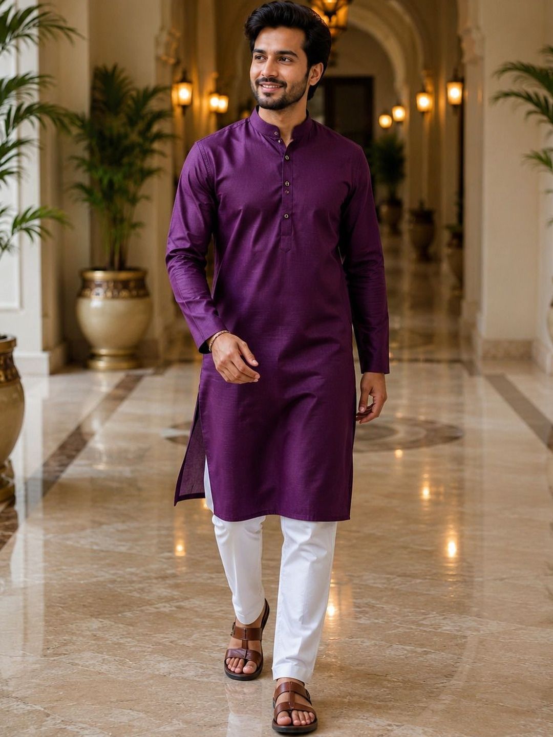 DEVOILER Men Kurta