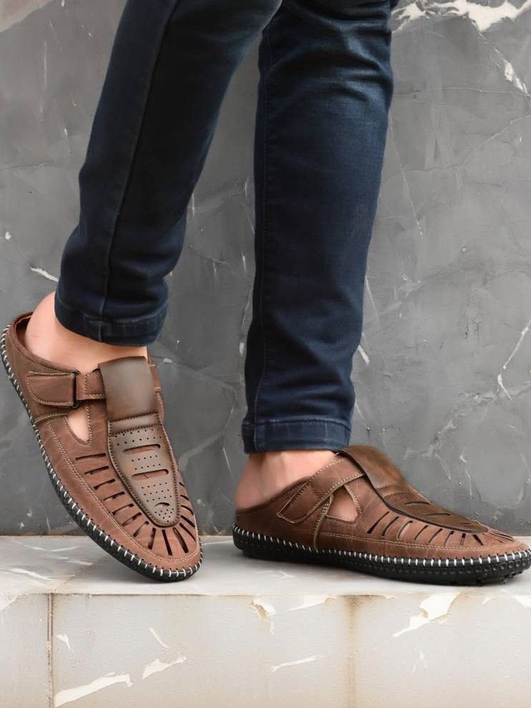 LORENCE FASHION HUB Men Shoe-Style Sandals