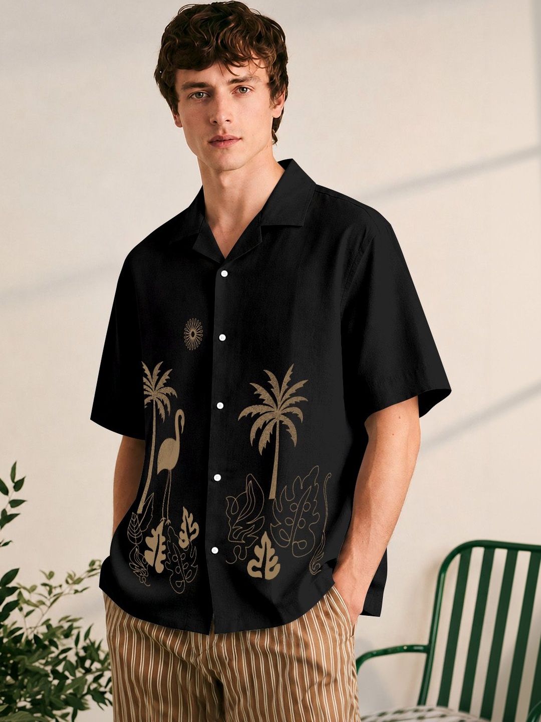 Moda Rapido Men Modern Printed Casual Shirt