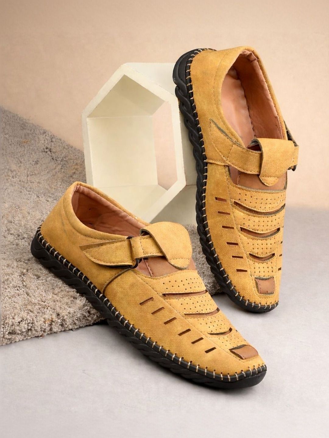 LORENCE FASHION HUB Men Shoe-Style Sandals