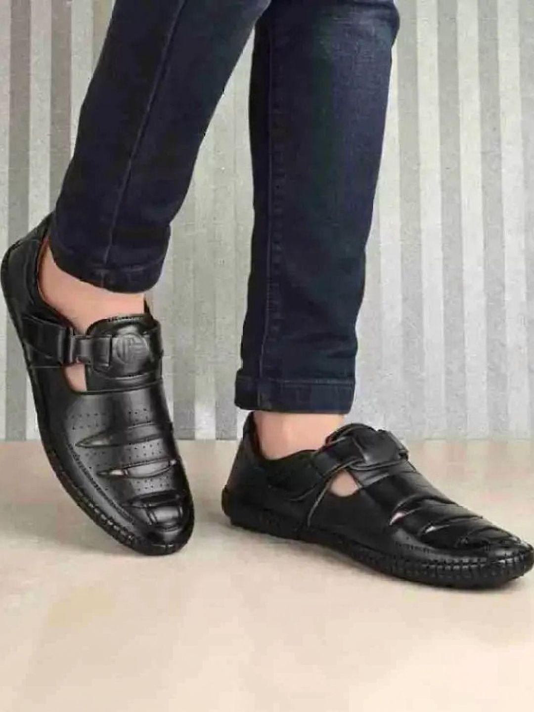 LORENCE FASHION HUB Men Shoe-Style Sandals