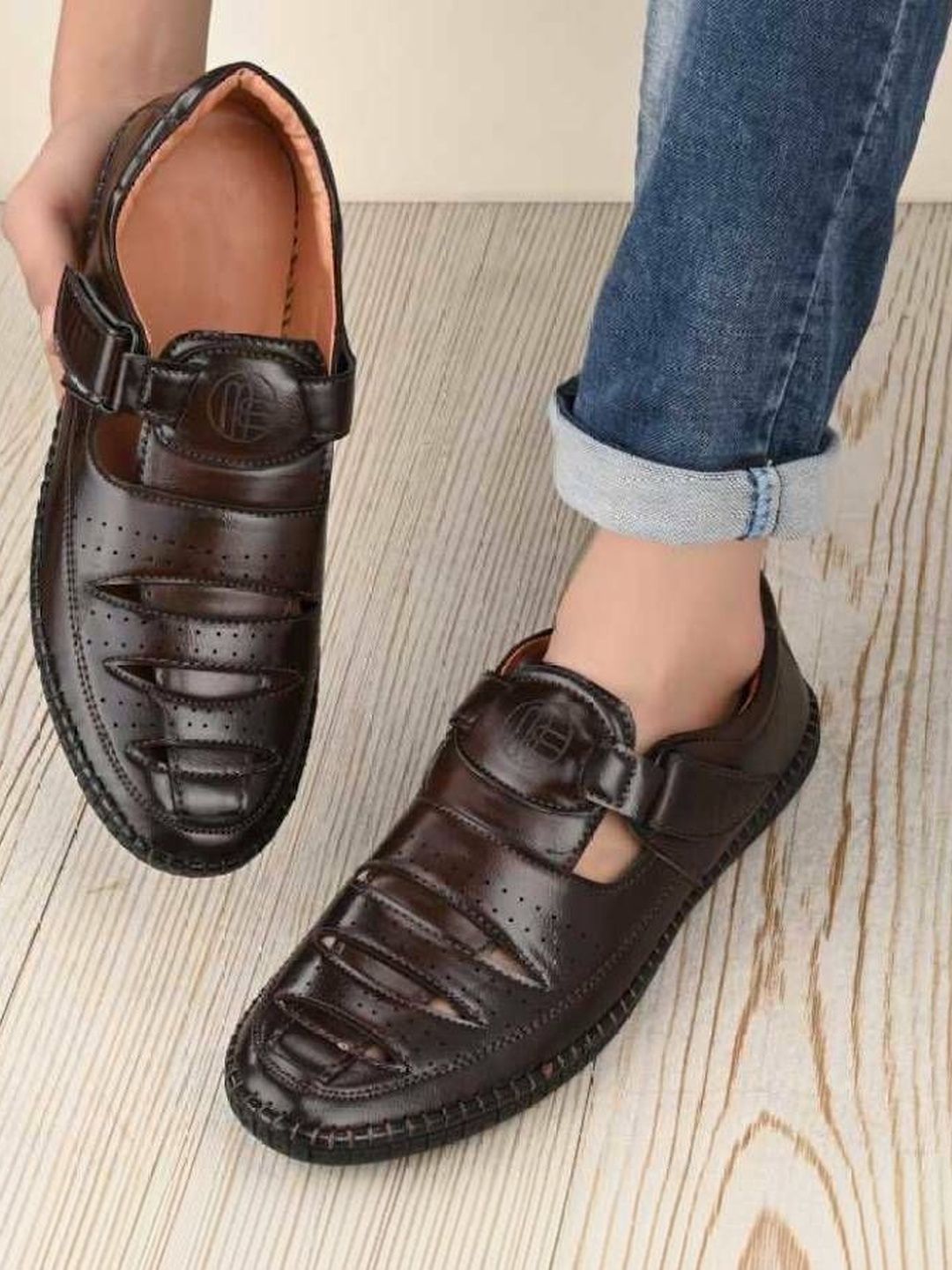 LORENCE FASHION HUB Men Shoe-Style Sandals
