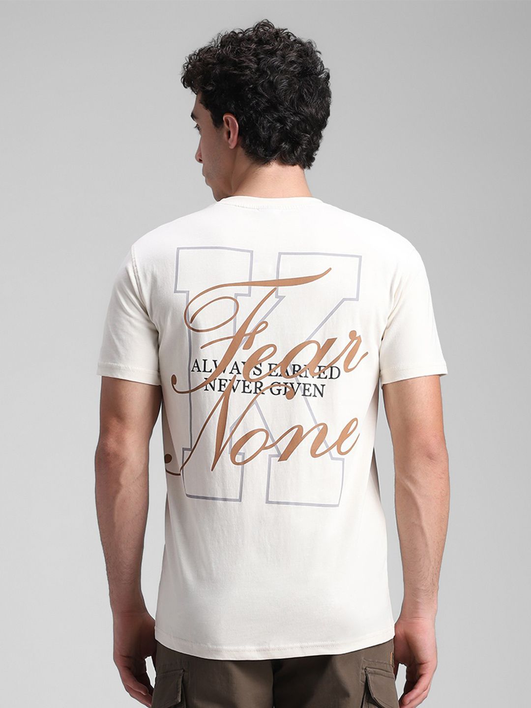 Klub Fox Men Typography Printed T-shirt
