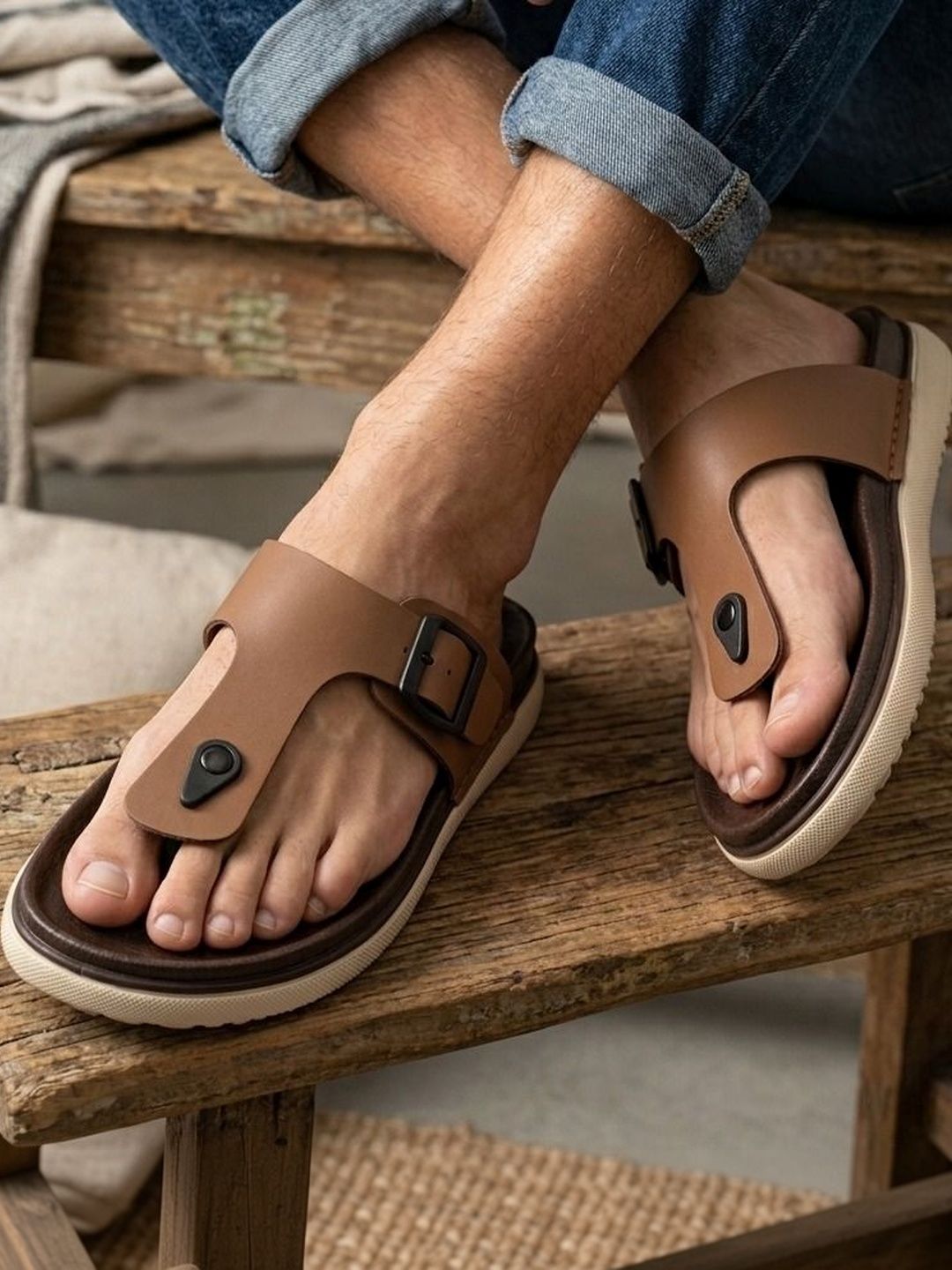 JK Port Men Thong Flip-Flops