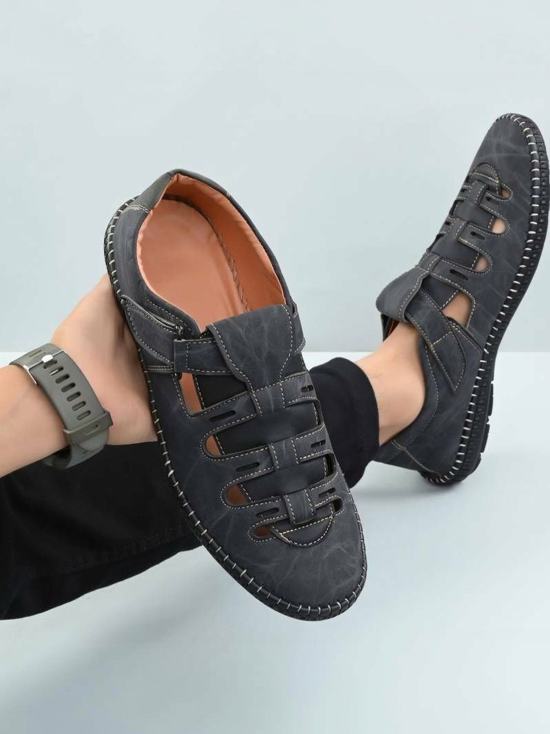 LORENCE FASHION HUB Men Fisherman Sandals