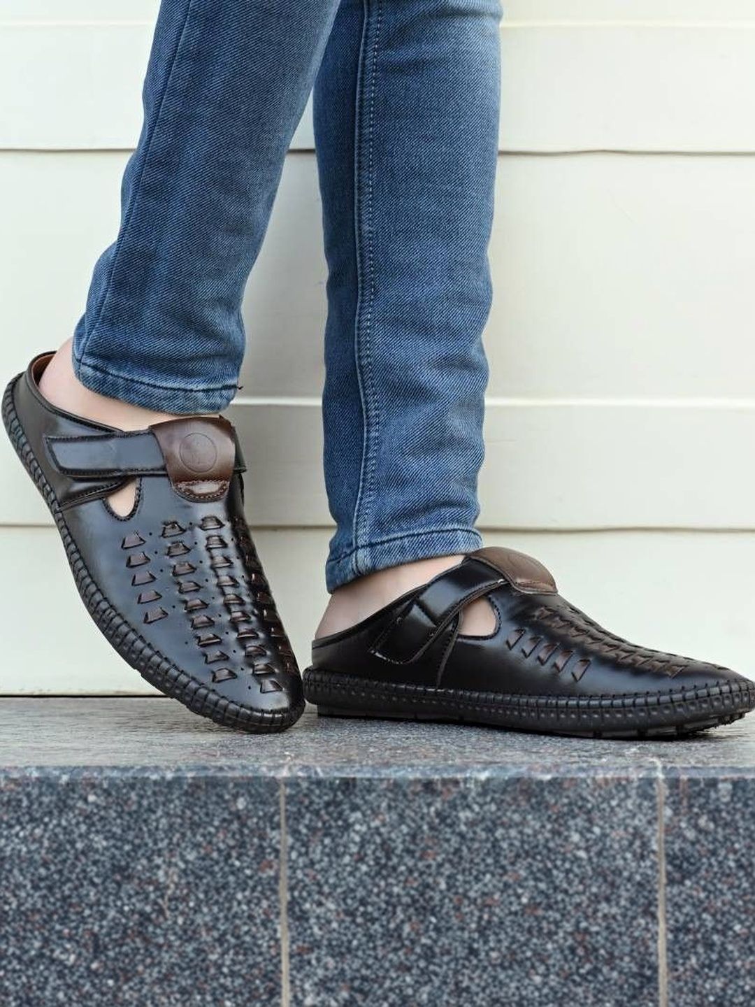 LORENCE FASHION HUB Men Shoe-Style Sandals