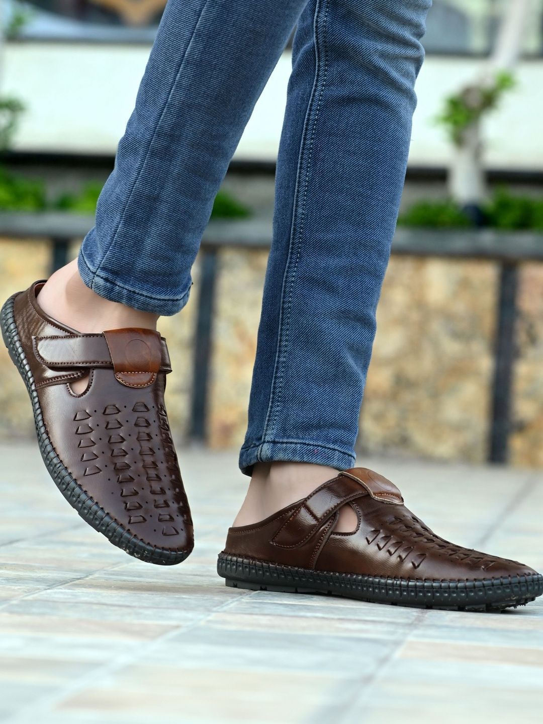 LORENCE FASHION HUB Men Shoe-Style Sandals