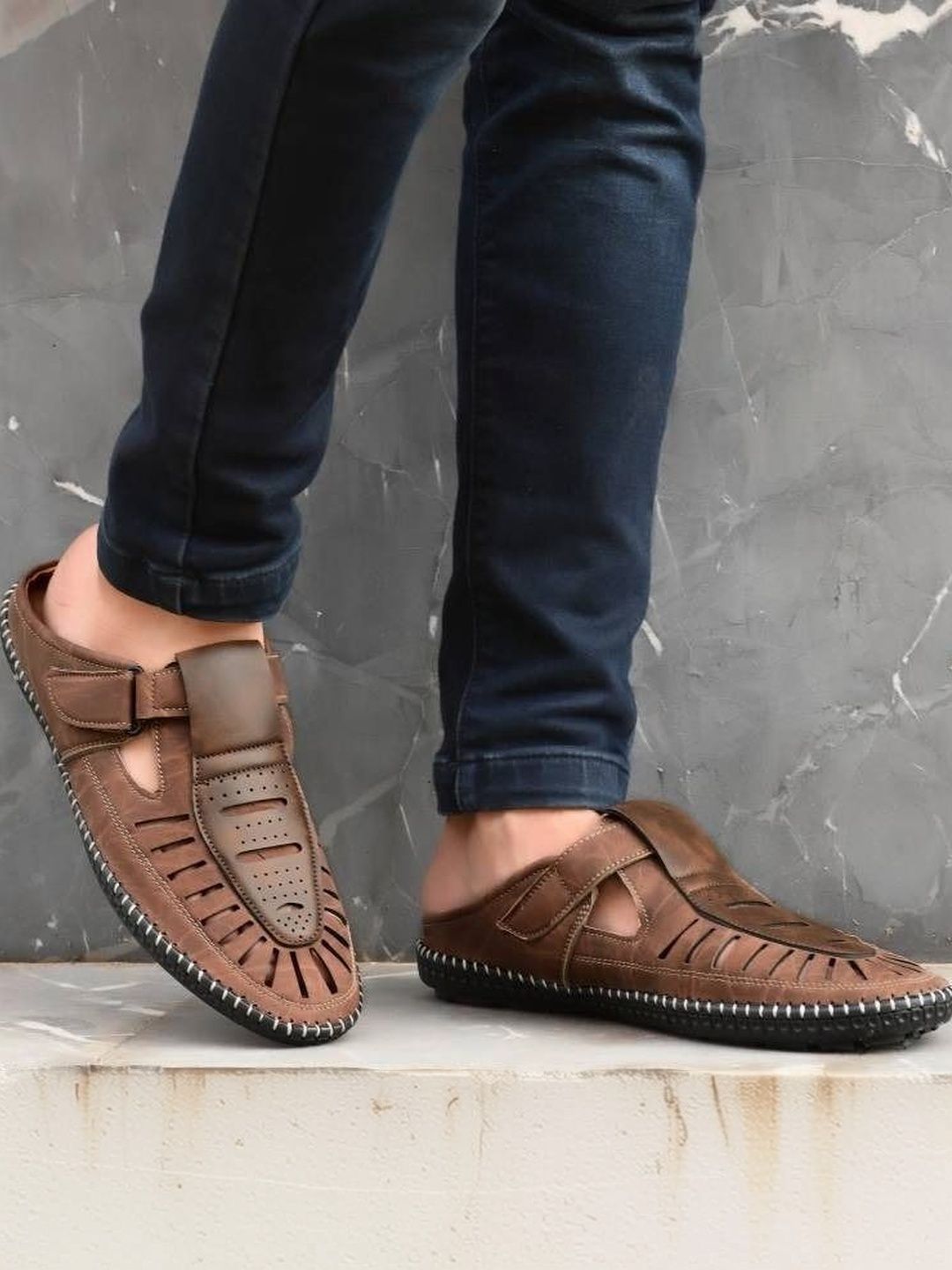 LORENCE FASHION HUB Men Shoe-Style Sandals