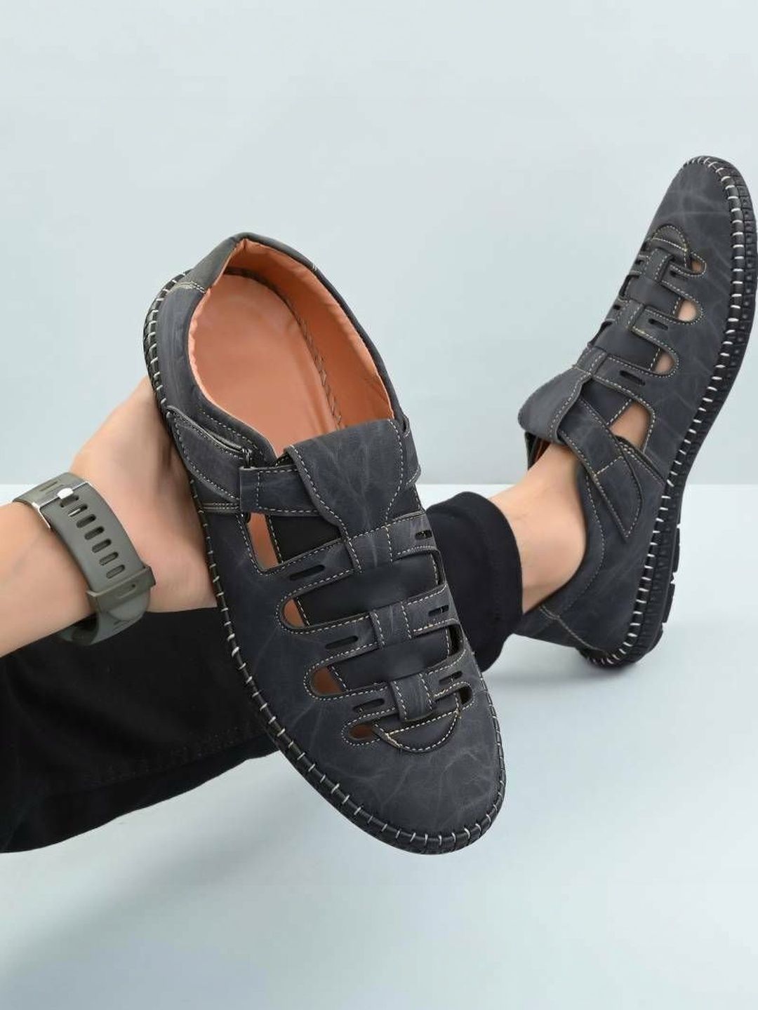 LORENCE FASHION HUB Men Shoe-Style Sandals