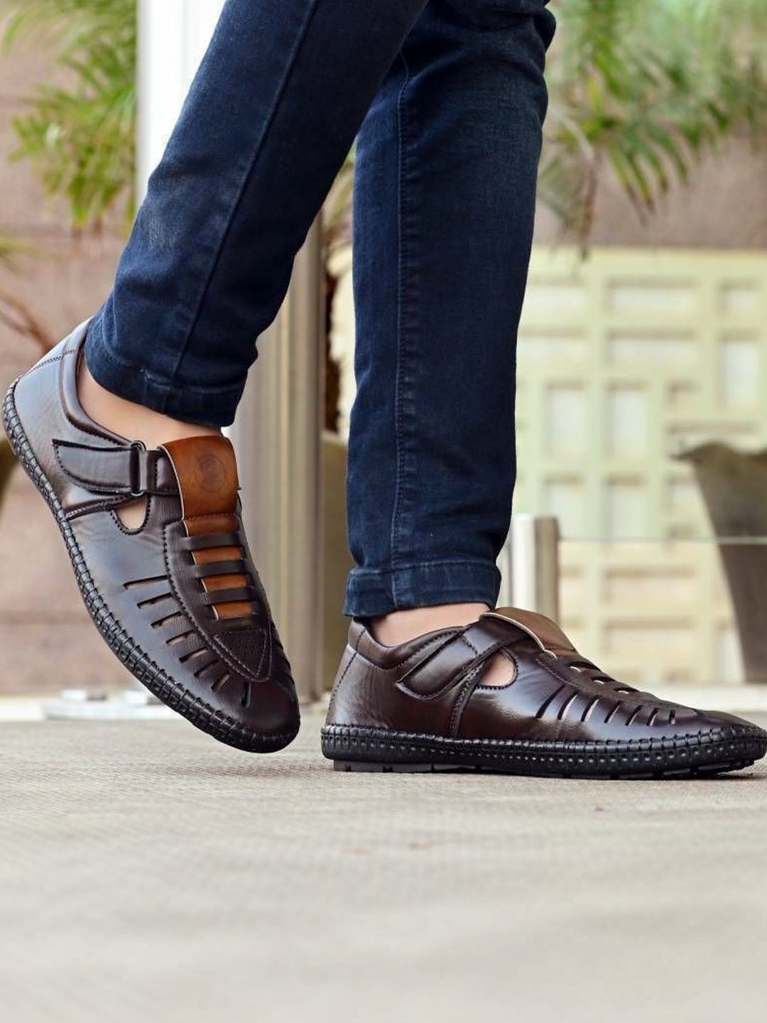 LORENCE FASHION HUB Men Shoe-Style Sandals