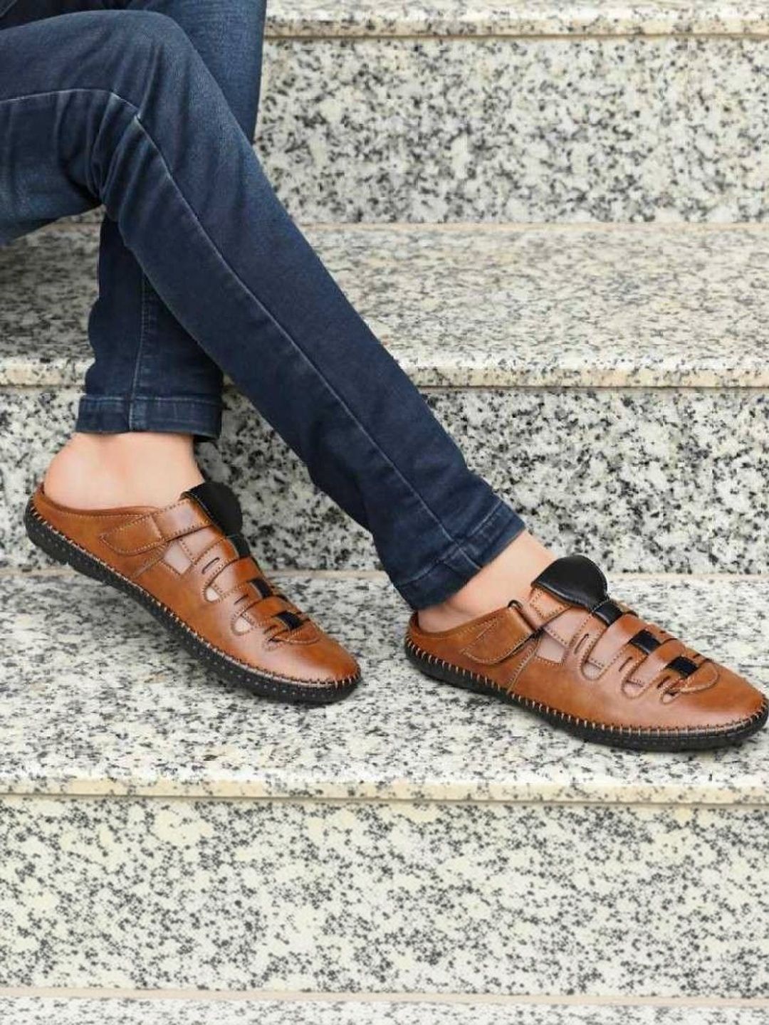 LORENCE FASHION HUB Men Shoe-Style Sandals