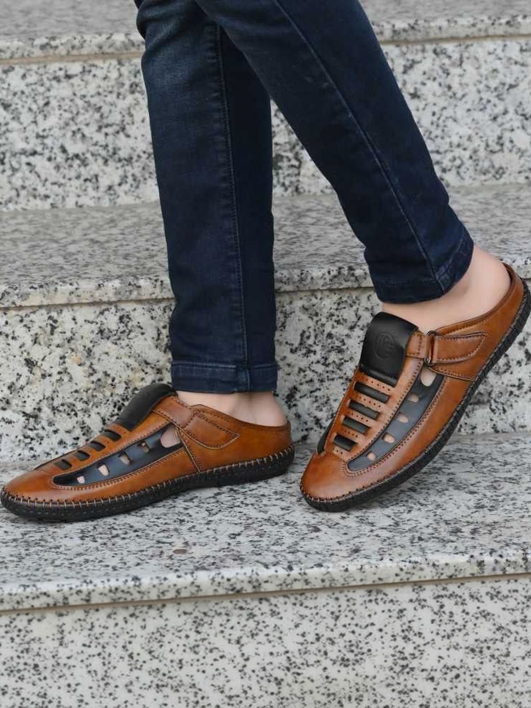 LORENCE FASHION HUB Men Shoe-Style Sandals