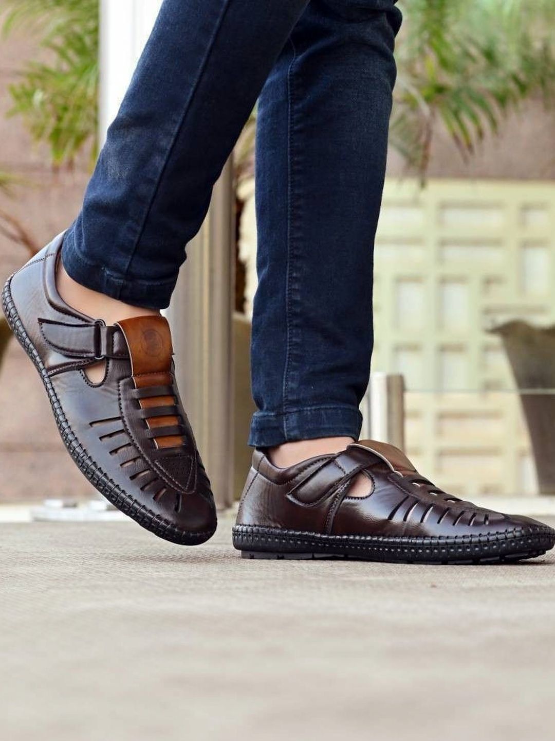 LORENCE FASHION HUB Men Shoe-Style Sandals