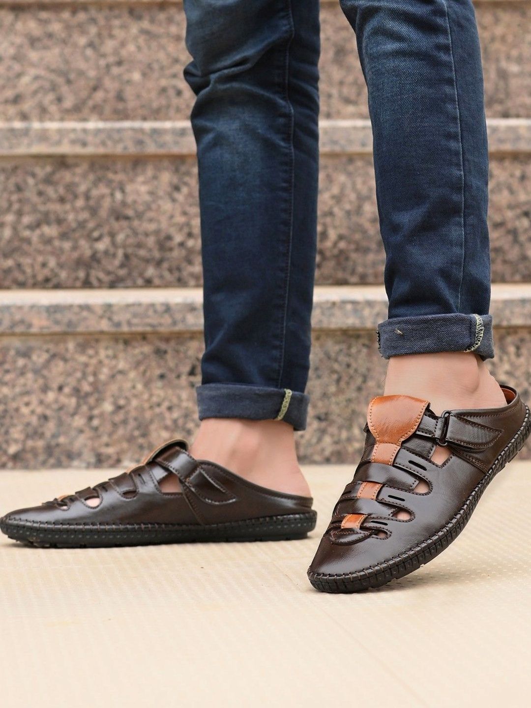 LORENCE FASHION HUB Men Shoe-Style Sandals