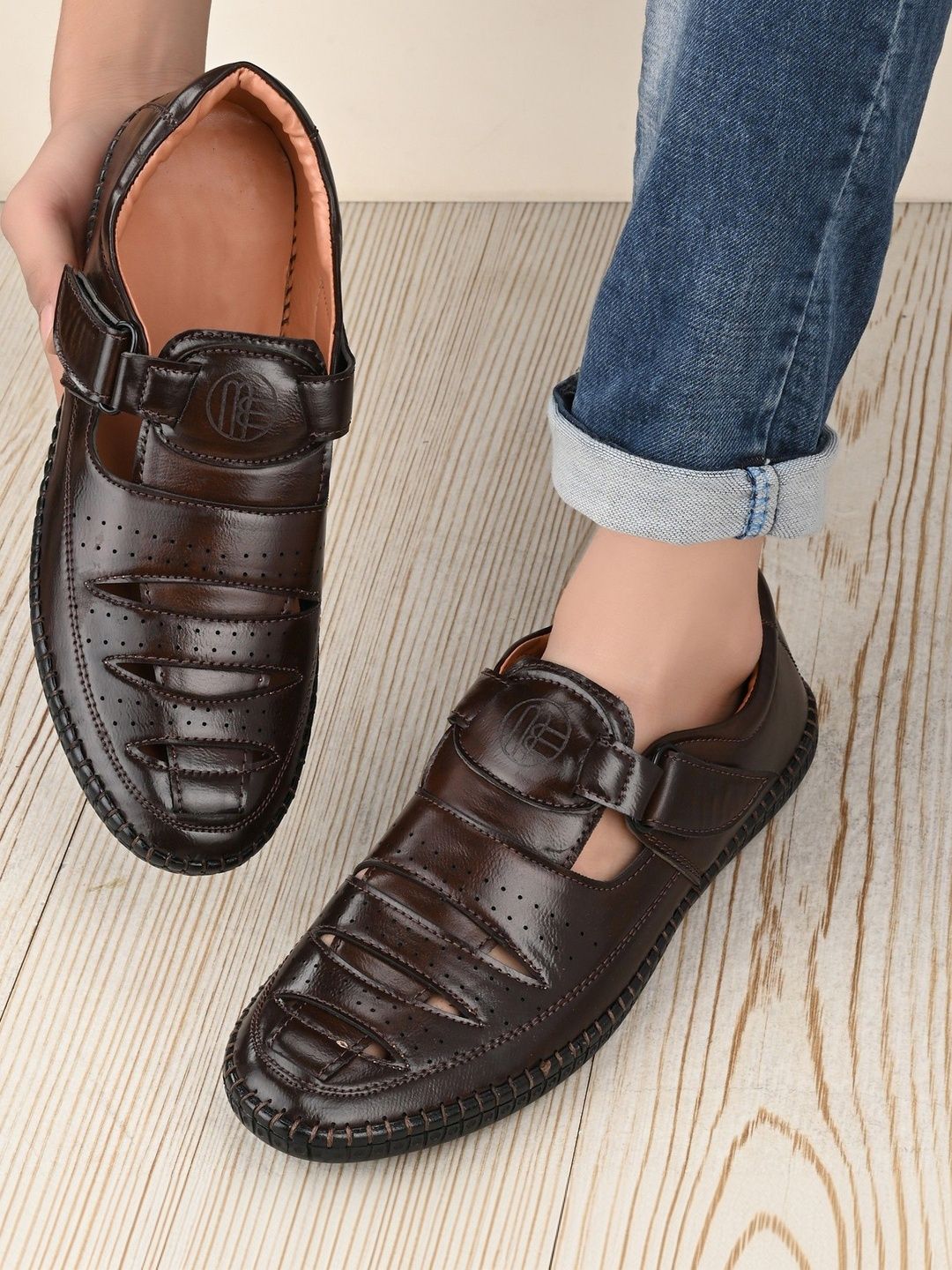 LORENCE FASHION HUB Men Shoe-Style Sandals