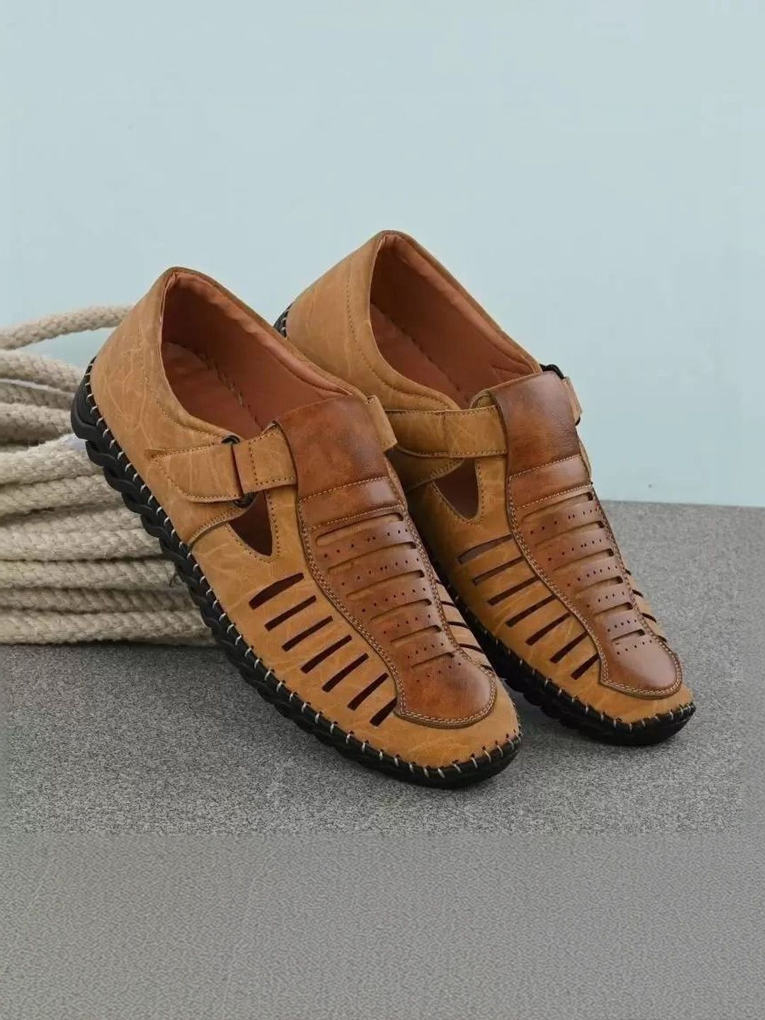 LORENCE FASHION HUB Men Fisherman Sandals