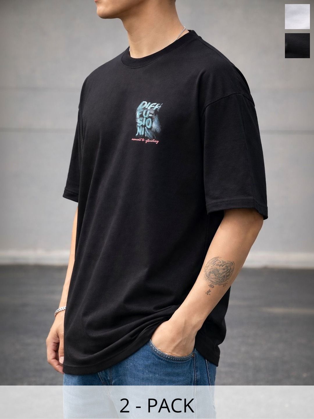 MACK JONNEY Men 2 Printed T-shirt