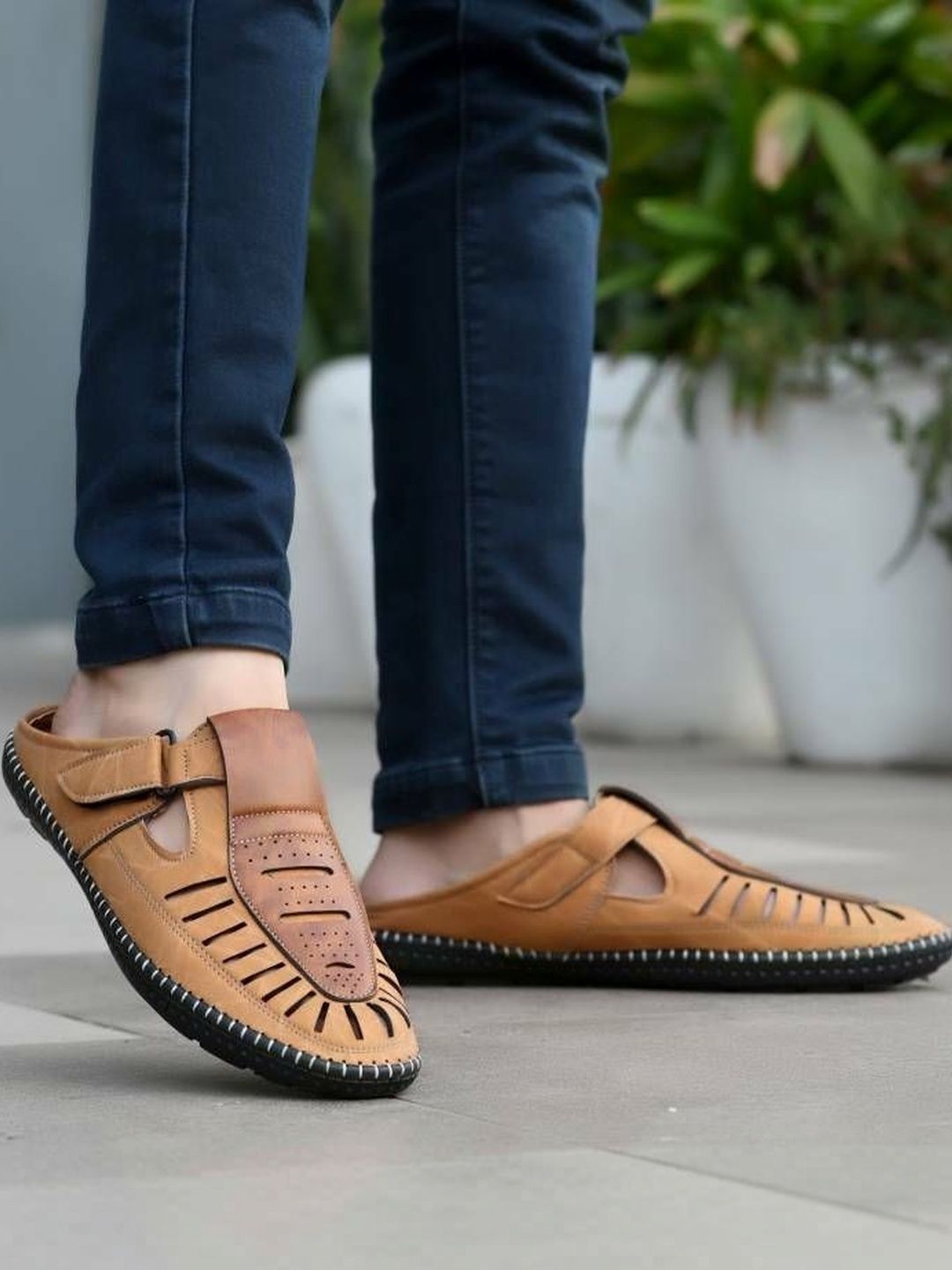 LORENCE FASHION HUB Men Shoe-Style Sandals