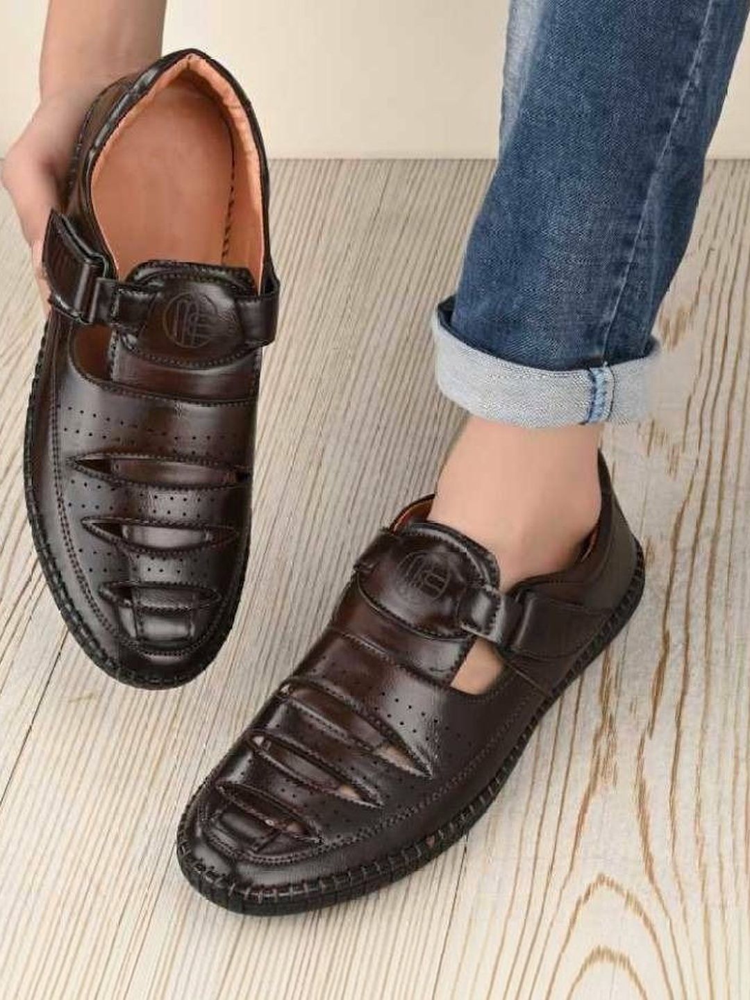 LORENCE FASHION HUB Men Shoe-Style Sandals