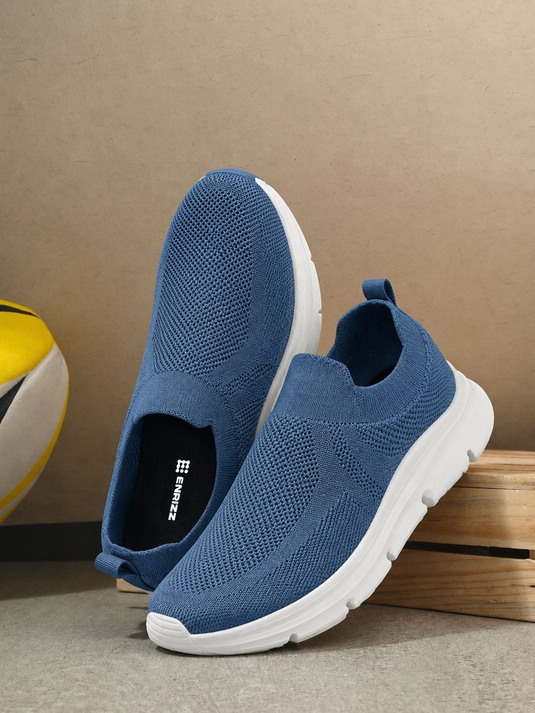 ENRIZZ Men Textile Walking Non-Marking Shoes