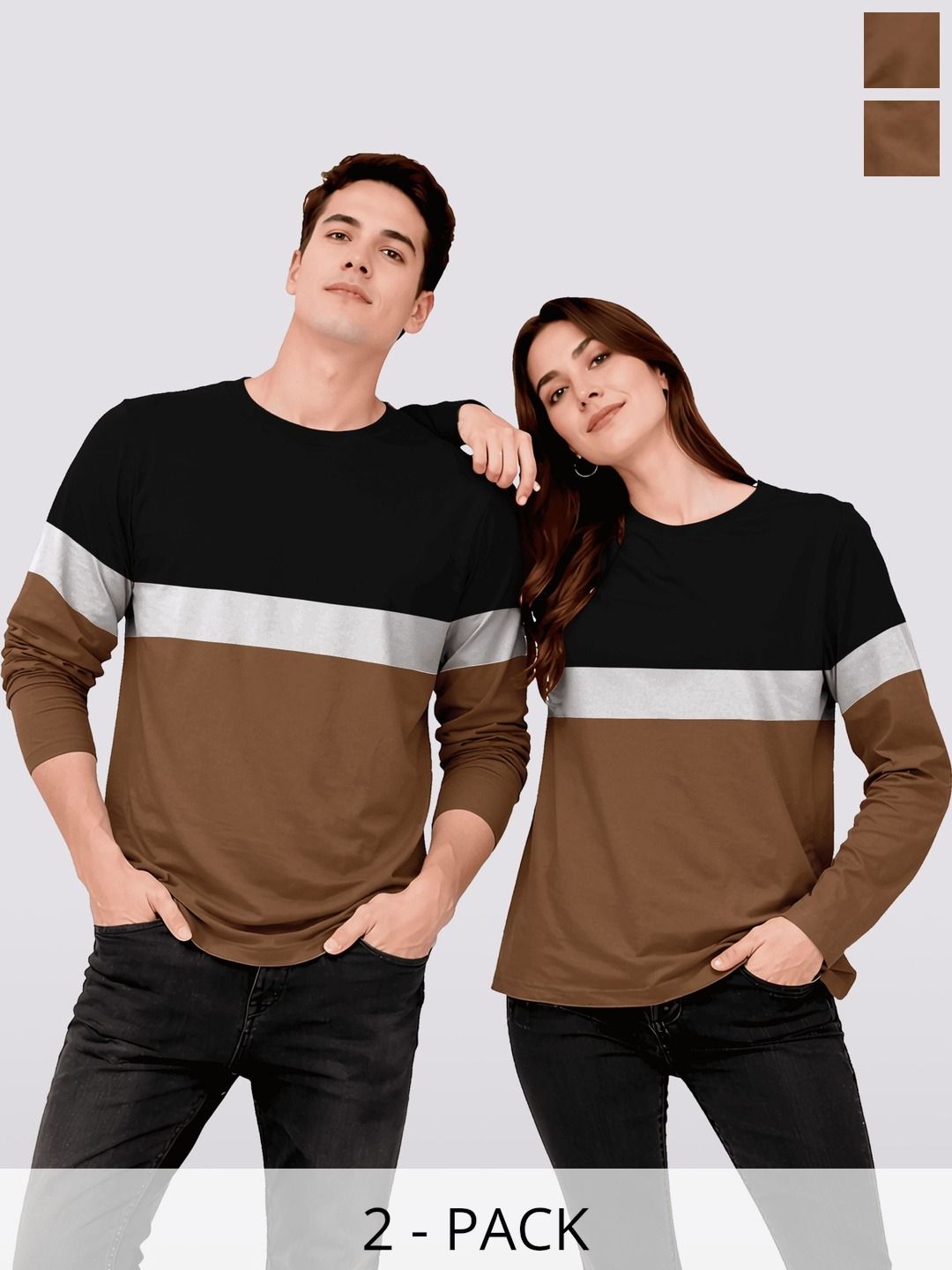 BAESD Unisex 2 Colourblocked Twistform T-shirt