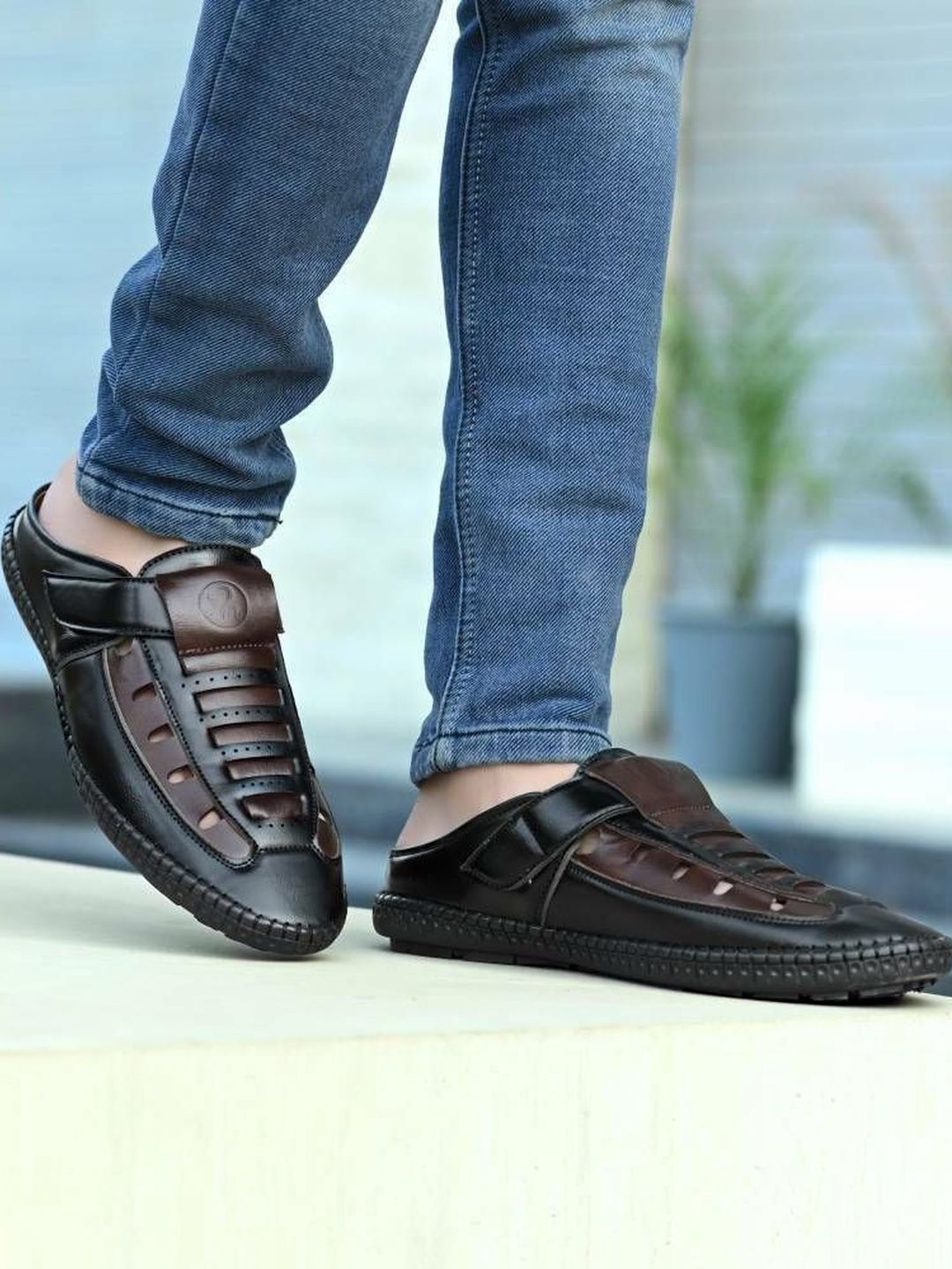 LORENCE FASHION HUB Men Shoe-Style Sandals