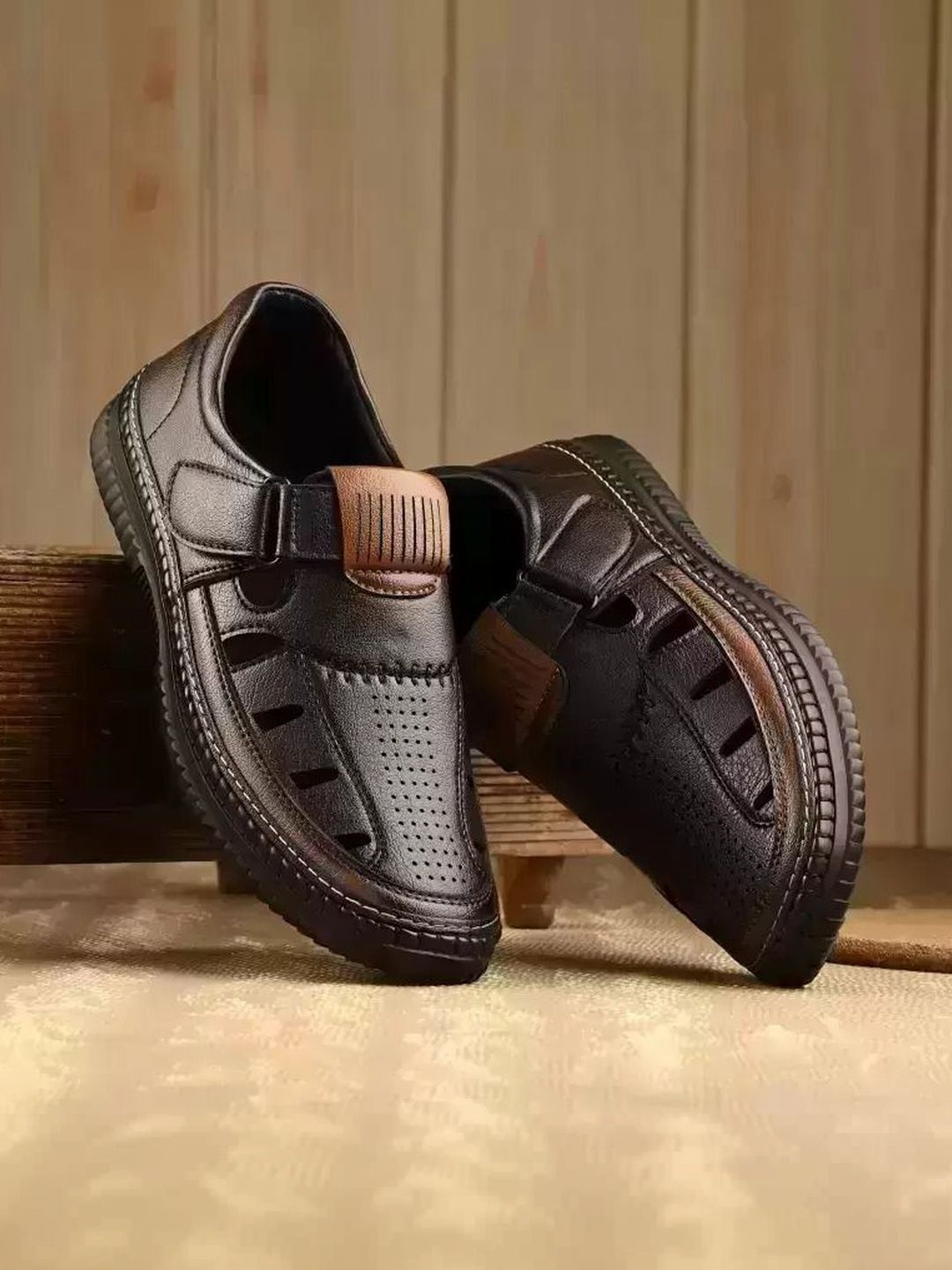 LORENCE FASHION HUB Men Shoe-Style Sandals