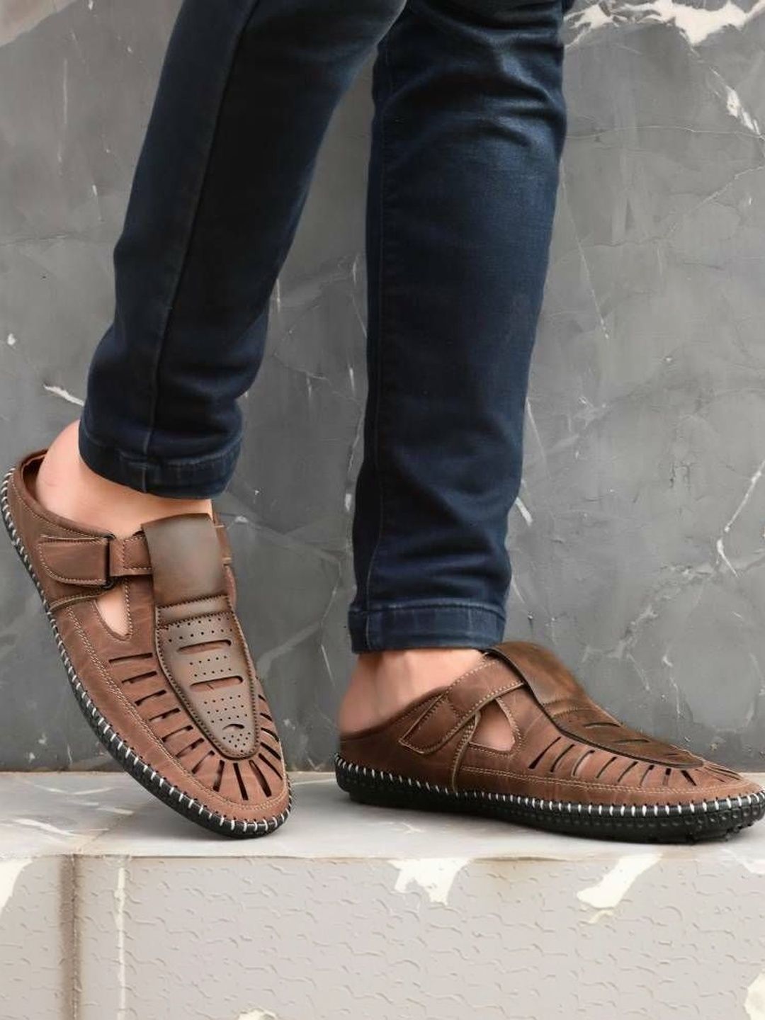 LORENCE FASHION HUB Men Shoe-Style Sandals