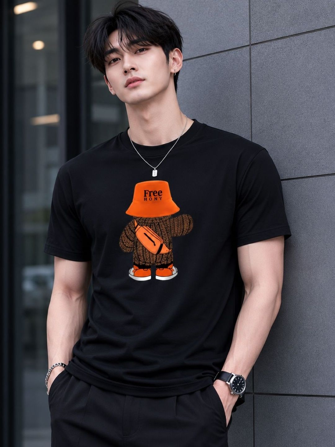 TAZO Men Printed T-shirt
